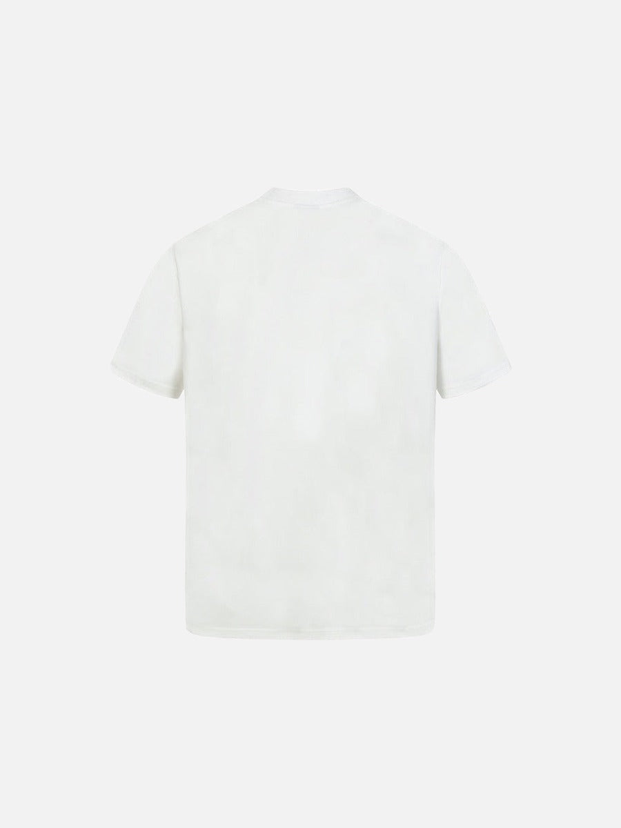 DAXUEN Men's short-sleeved T-shirt with zipper and pocket