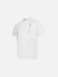 DAXUEN Men's short-sleeved T-shirt with zipper and pocket