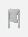 DAXUEN Efficacious slim-fit long sleeve top with graphic