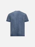DAXUEN faded grey black cat graphic tee