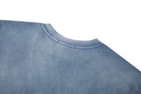 DAXUEN faded grey black cat graphic tee