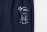 Elaborate Crest Graphics Oversized Sweatpants