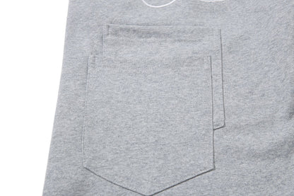 DAXUEN heather grey wide-leg elaborately-script graphic sweatpants