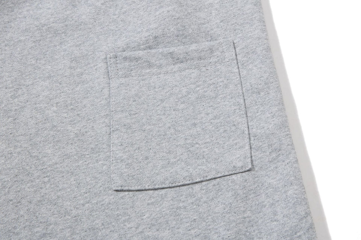 DAXUEN heather grey wide-leg elaborately-script graphic sweatpants