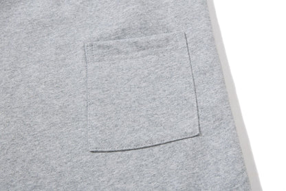 DAXUEN heather grey wide-leg elaborately-script graphic sweatpants