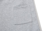 DAXUEN heather grey wide-leg elaborately-script graphic sweatpants