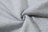 DAXUEN heather grey wide-leg elaborately-script graphic sweatpants