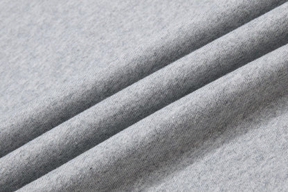 DAXUEN heather grey wide-leg elaborately-script graphic sweatpants