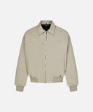 DAXUEN Embroidered bomber jacket in black and beige