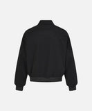 DAXUEN Embroidered bomber jacket in black and beige