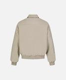 DAXUEN Embroidered bomber jacket in black and beige