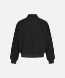 DAXUEN Embroidered bomber jacket in black and beige