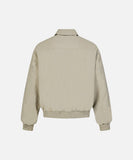 DAXUEN Embroidered bomber jacket in black and beige