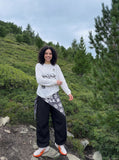 Embroidered Crest Oversized Jersey tshirt