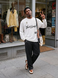 Embroidered Crest Oversized Jersey tshirt