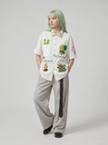 DAXUEN Embroidered Nature Vibe Button-Up Shirt | DAXUEN — model photo