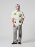 DAXUEN Embroidered Nature Vibe Button-Up Shirt | DAXUEN — model photo