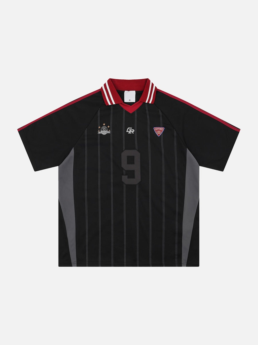 DAXUEN white short-sleeved soccer ball graphic jersey