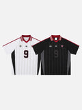 DAXUEN white short-sleeved soccer ball graphic jersey