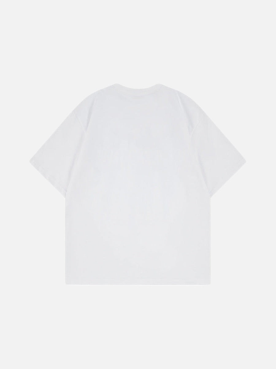 DAXUEN Oversized graphic t-shirt with bird print