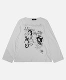 DAXUEN Graphic long sleeve t-shirt with text and designs