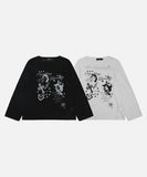 DAXUEN Graphic long sleeve t-shirt with text and designs