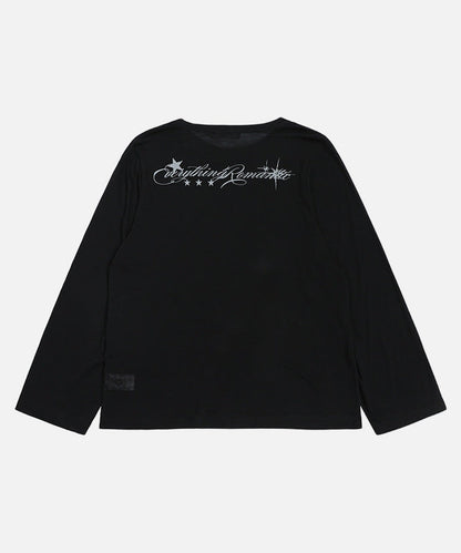DAXUEN Graphic long sleeve t-shirt with text and designs