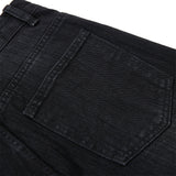 DAXUEN faded black wide-leg denim shorts