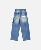 DAXUEN Faded blue wide-leg jeans with pockets