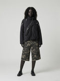 DAXUEN Men's faded camouflage cargo shorts — model photo
