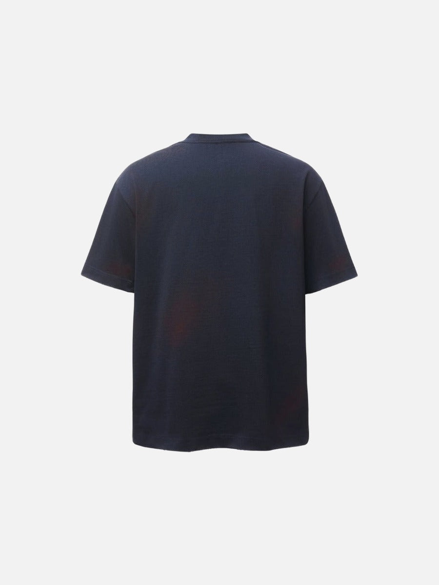 DAXUEN Relaxed-fit short-sleeved T-shirt with ribbed collar