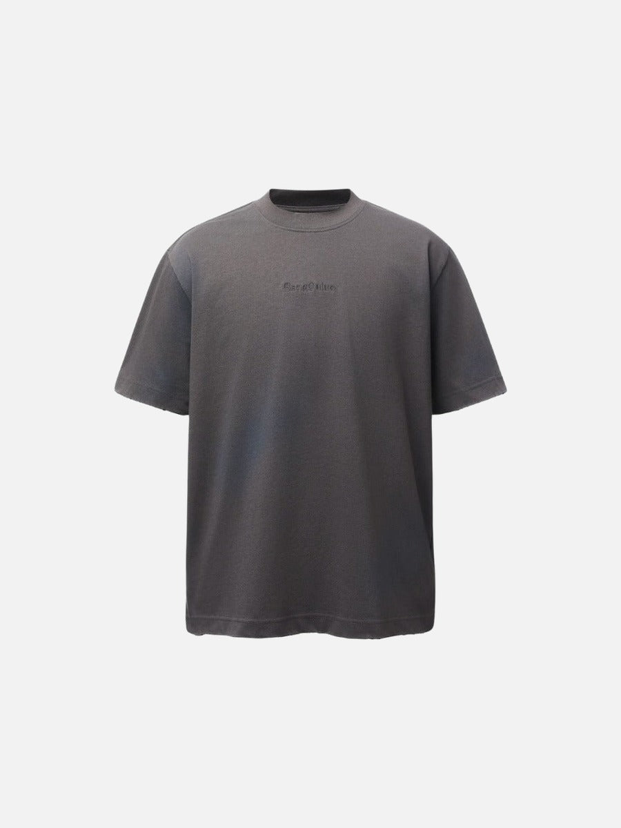 DAXUEN Relaxed-fit short-sleeved T-shirt with ribbed collar