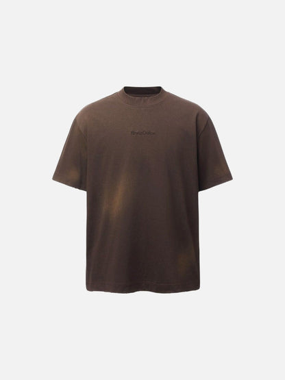DAXUEN Relaxed-fit short-sleeved T-shirt with ribbed collar