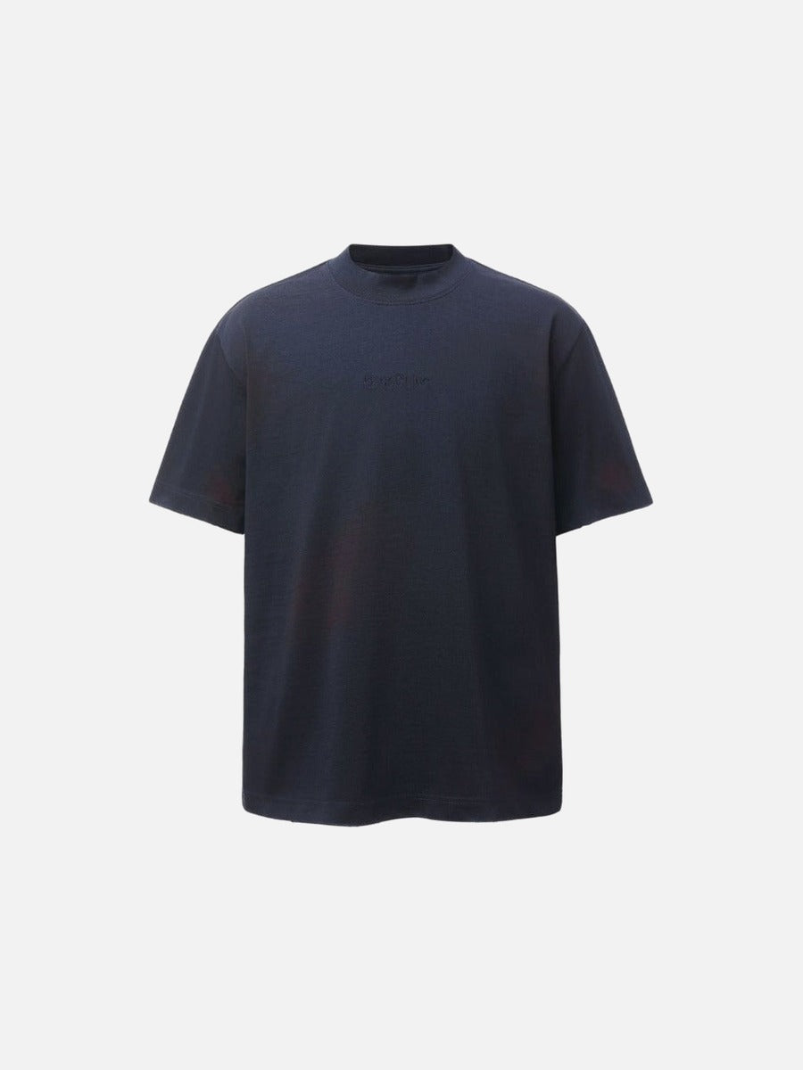DAXUEN Relaxed-fit short-sleeved T-shirt with ribbed collar
