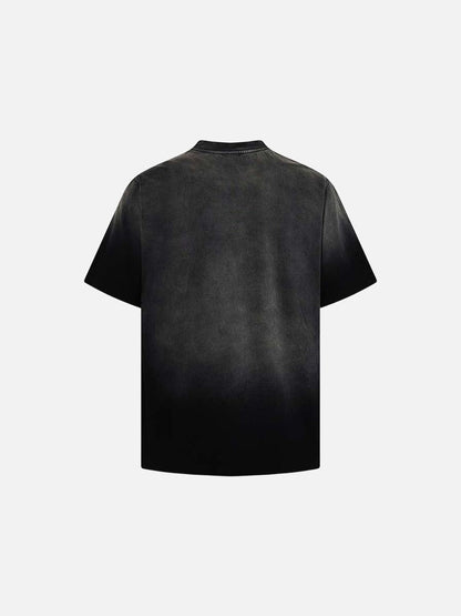 DAXUEN Faded distressed graphic t-shirt