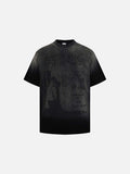 DAXUEN Faded distressed graphic t-shirt