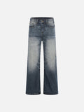 DAXUEN Faded gradient wide-leg denim jeans