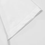 DAXUEN white oversized faded 3x3 grid graphic t-shirt