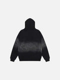 DAXUEN Oversized full-zip hooded sweatshirt with graphics