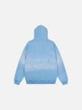 DAXUEN Oversized full-zip hooded sweatshirt with graphics