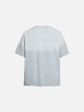 DAXUEN Faded graphic T-shirt with headshot collage print