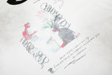 DAXUEN white faded grey wash graphic t-shirt