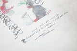DAXUEN white faded grey wash graphic t-shirt