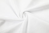 DAXUEN white faded grey wash graphic t-shirt