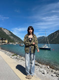 DAXUEN light blue distressed wide-leg jeans — model photo