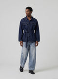 DAXUEN Light blue wide-leg denim jeans — model photo