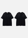 DAXUEN Oversized short-sleeve t-shirt with faded effect