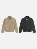 DAXUEN faded olive workwear denim jacket