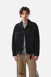 DAXUEN faded olive workwear denim jacket