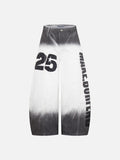 DAXUEN faded ombre wide-leg denim pants